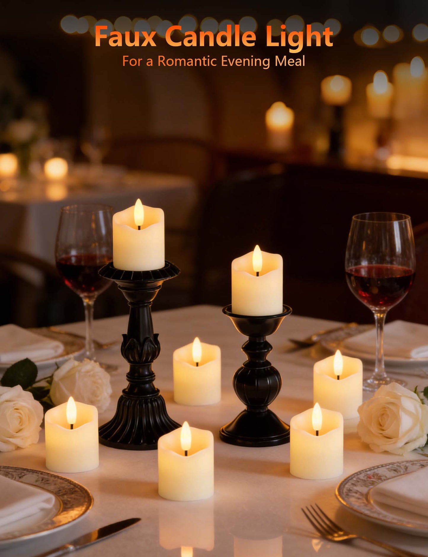 Rechargeable Flameless Tea Lights with Remote, 1.5H Fast Charge 60H+ Runtime, Timer Dimmable LED Candles, Safe Battery Operated for Wedding, Holidays, Home Decor (6 Pack)